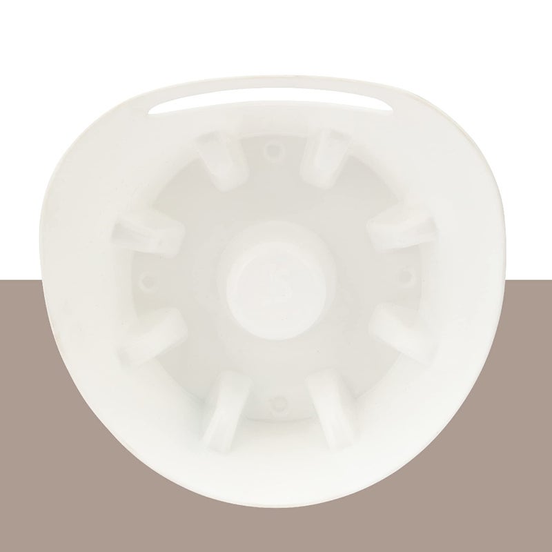 JS Jackson Supplies Universal White Plastic Drip Tray for Toilet Plunger - Image 4